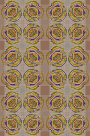 格子图案印花华亿平台图片