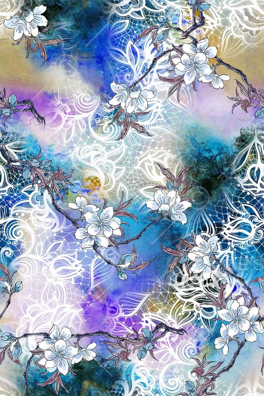 蕾丝印花华亿平台图片