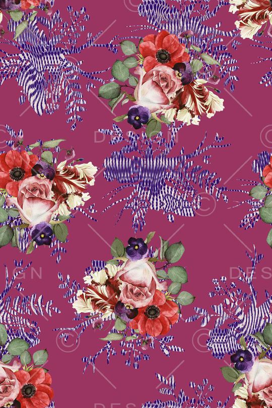 手绘印花华亿平台图片