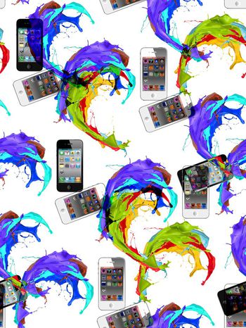 复古印花华亿平台图片