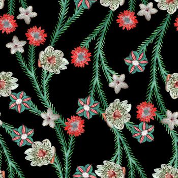 682625-蔓藤花中花黑