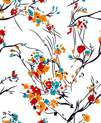 乱花印花华亿平台图片