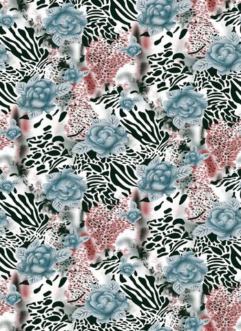 花朵印花华亿平台图片