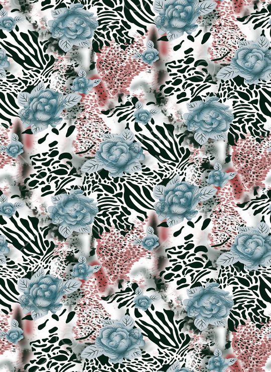 花朵印花华亿平台图片