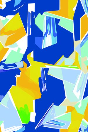 几何印花华亿平台图片