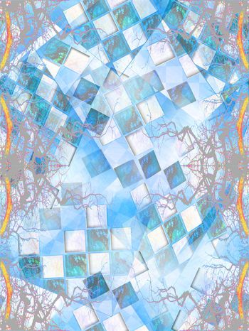 复古、几何、枯树印花华亿平台图片