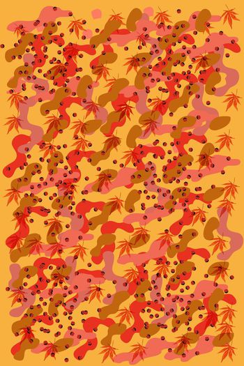 植物印花华亿平台图片