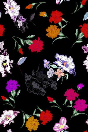 乱花印花华亿平台图片