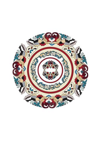 圆形印花华亿平台图片