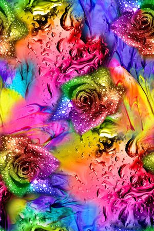 抽象印花华亿平台图片