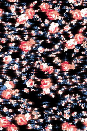 时尚。小清新印花华亿平台图片