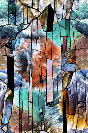 抽象肌理、油画、水彩画、花卉、创意印花华亿平台图片