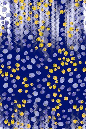 女装抽象渐变锯齿波浪果果波点印花华亿平台图片