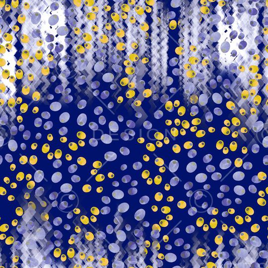 女装抽象渐变锯齿波浪果果波点印花华亿平台图片