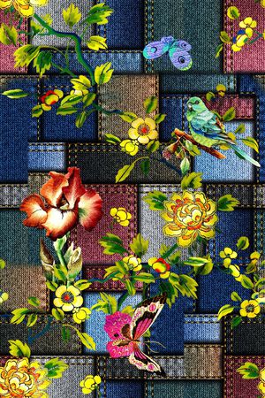 时尚女装印花华亿平台图片