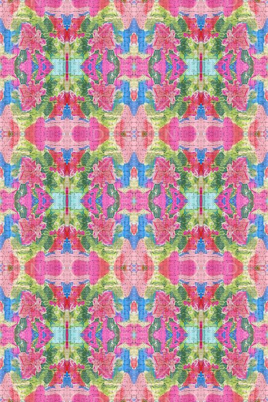 花卉意向印花华亿平台图片