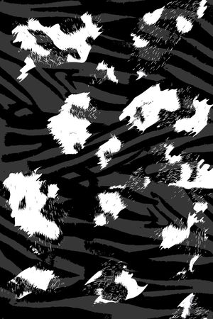 老虎纹印花华亿平台图片