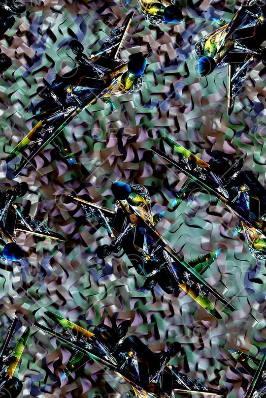 迷彩飞机印花华亿平台图片