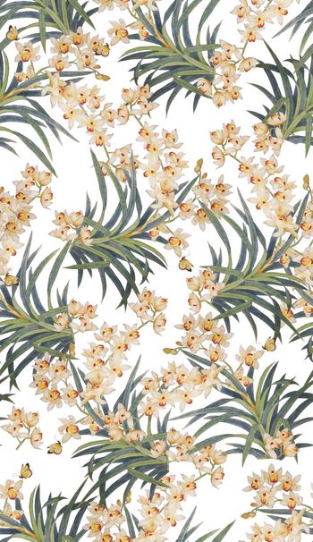 683466-民族风国画水仙兰花-D