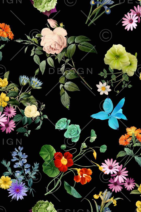 植物花草印花华亿平台图片