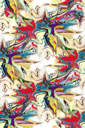 抽象印花华亿平台图片