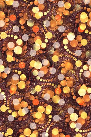 几何圆印花华亿平台图片