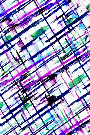 流行格子印花印花华亿平台图片