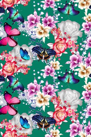 MAX-女装花卉印花华亿平台图片