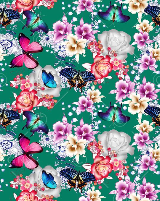 MAX-女装花卉印花华亿平台图片