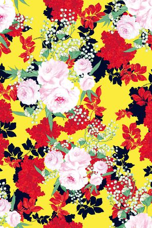 玫瑰印花华亿平台图片