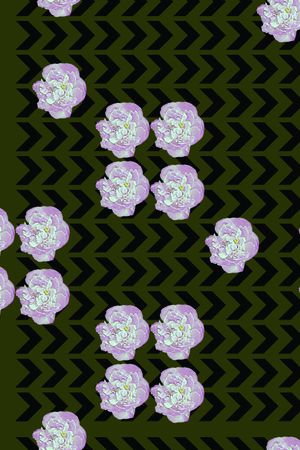 不规则几何印花华亿平台图片