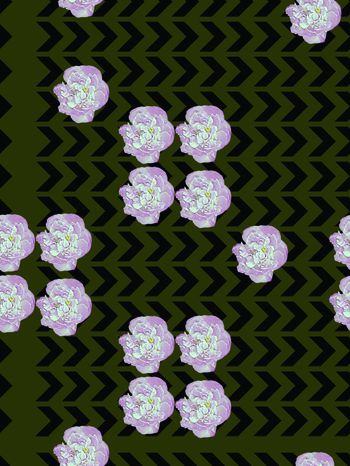 不规则几何印花华亿平台图片