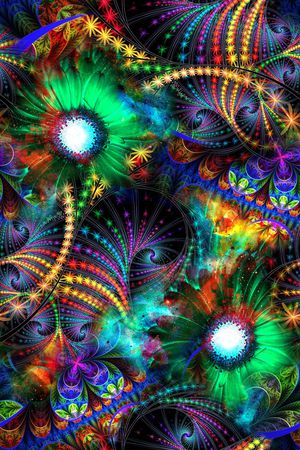 抽象印花华亿平台图片