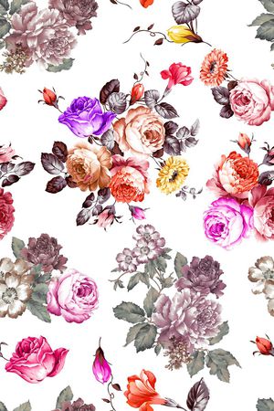 乱花印花华亿平台图片