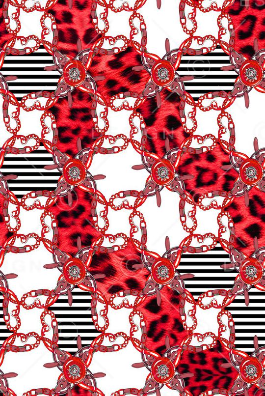 豹纹印花华亿平台图片