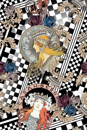 几何印花华亿平台图片