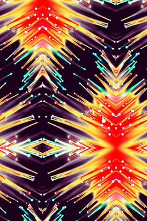 时尚抽象发光印花印花华亿平台图片