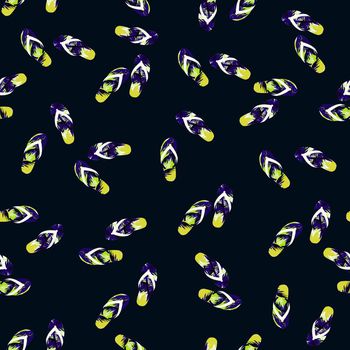 684443-沙滩拖鞋蓝