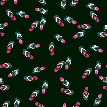 684444-沙滩拖鞋绿