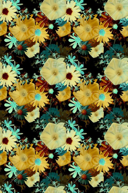 时尚花卉印花华亿平台图片