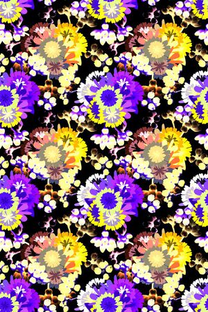 时尚花纹印花华亿平台图片