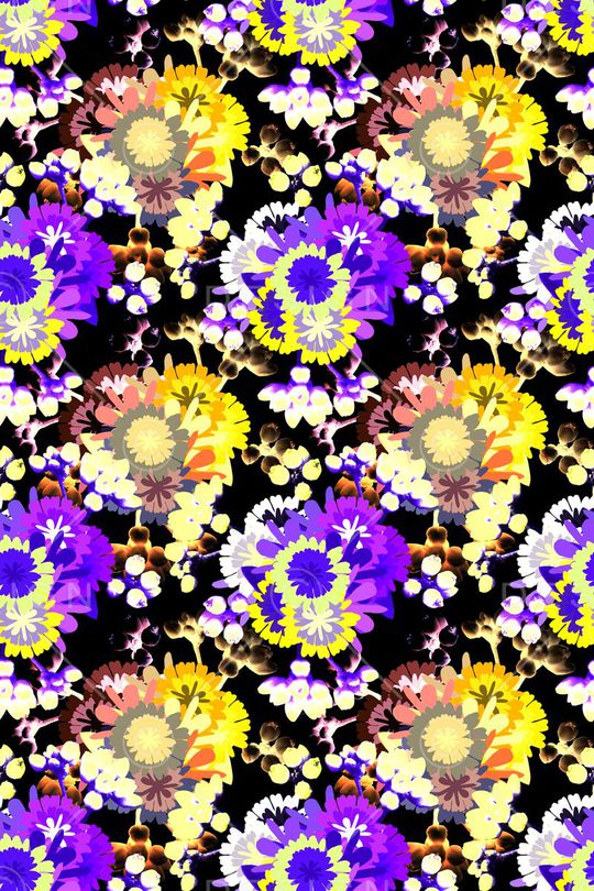 时尚花纹印花华亿平台图片