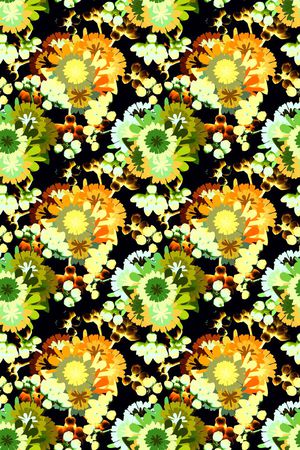 时尚花纹印花华亿平台图片