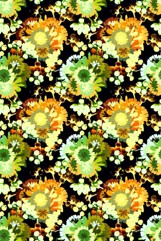 时尚花纹印花华亿平台图片