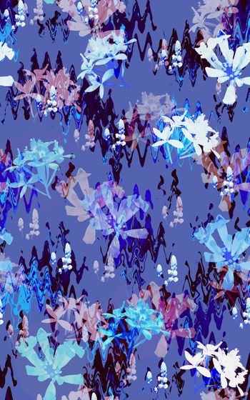 684557-时尚纹理花卉1