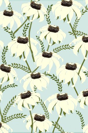 复古、手绘、叶子印花华亿平台图片