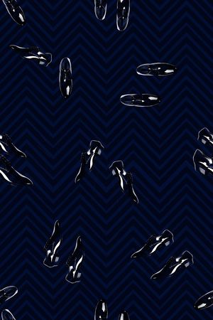 条纹印花华亿平台图片