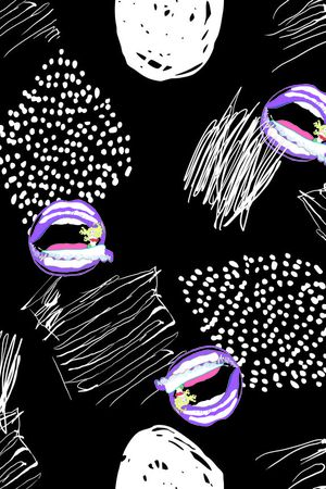 嘴唇印花华亿平台图片