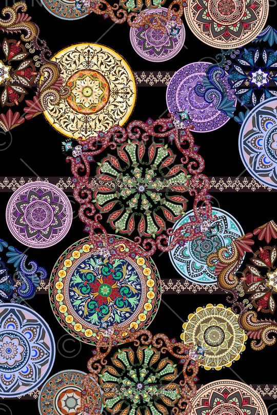 民族风印花华亿平台图片