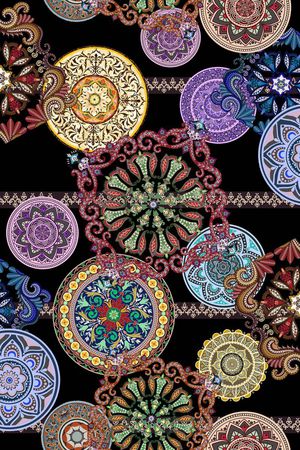 民族风印花华亿平台图片